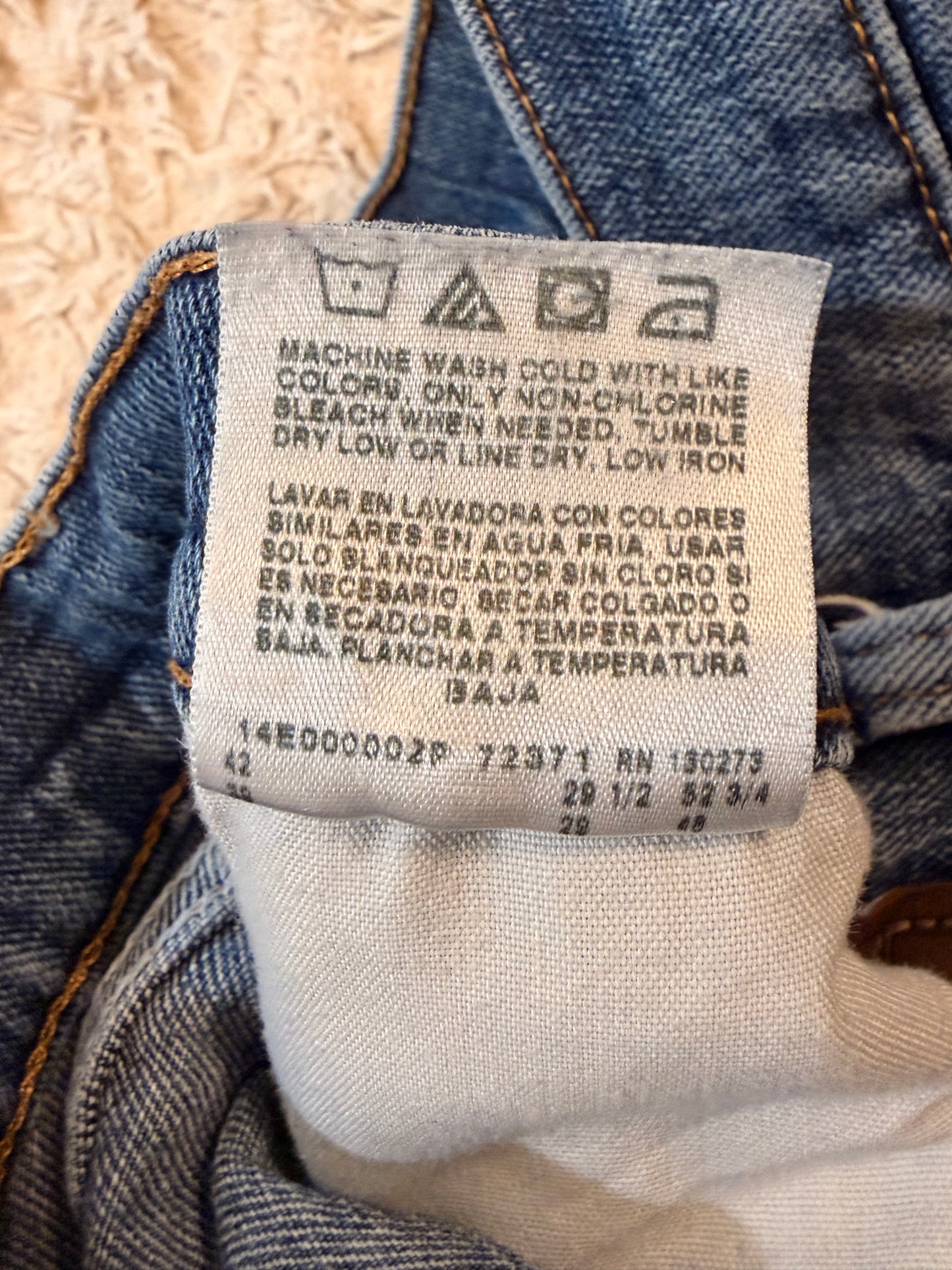 Jean Wrangler Authentics Regular Fit Bleu Stonewash W38/L29 99% Coton 1% Élasthanne Denim Stretch – Homme