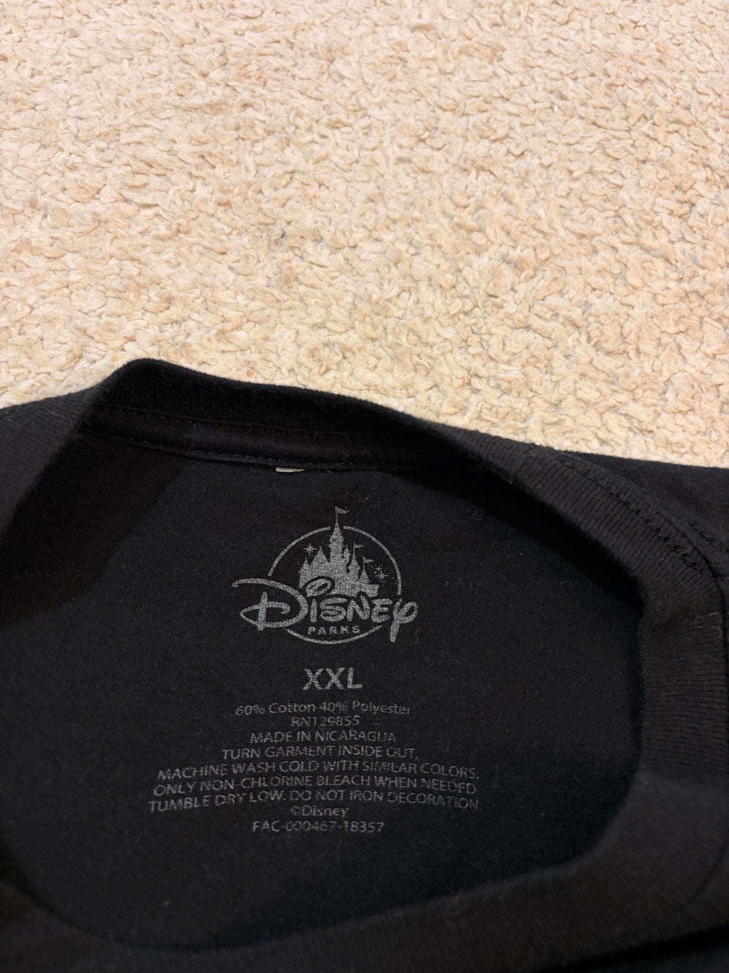 T-shirt Disney Epcot IllumiNations Farewell 2019 Noir – Taille XXL | Seconde Main
