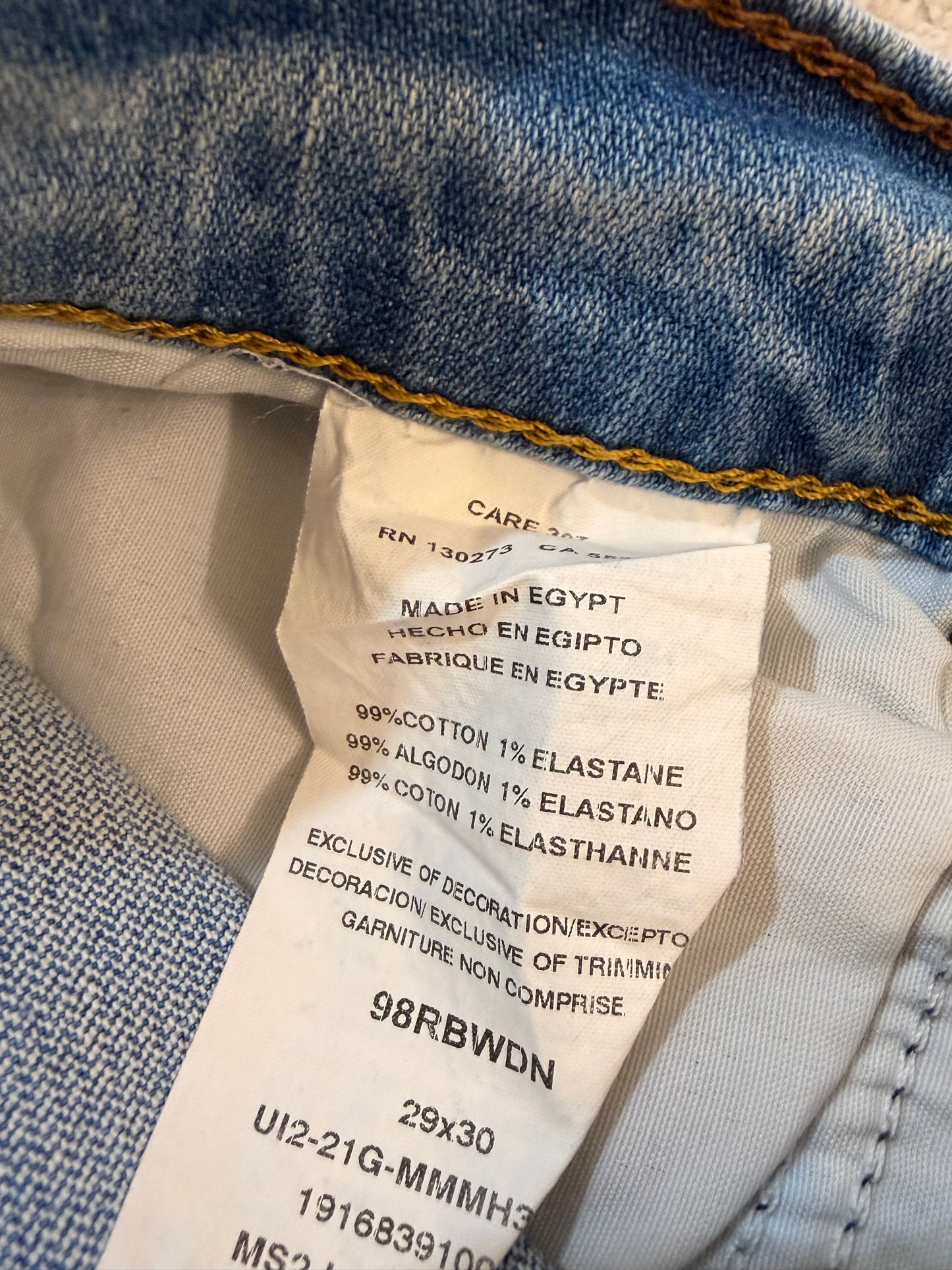 Jean Wrangler Premium Quality Bleu Clair Stretch Relaxed Bootcut – Taille W29 L30 | Seconde Main