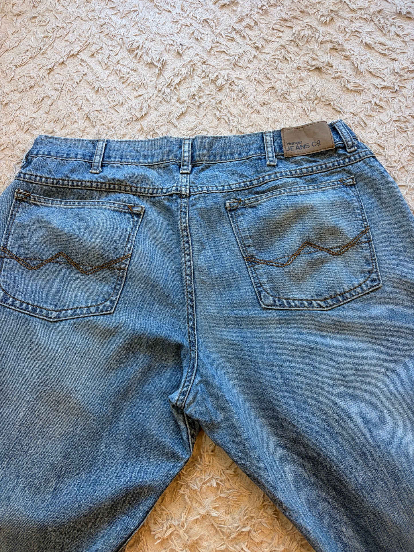 Jean Wrangler Jeans Co Relaxed Bootcut Bleu Délavé 100% Coton – Homme – Taille W36/L30 (46)