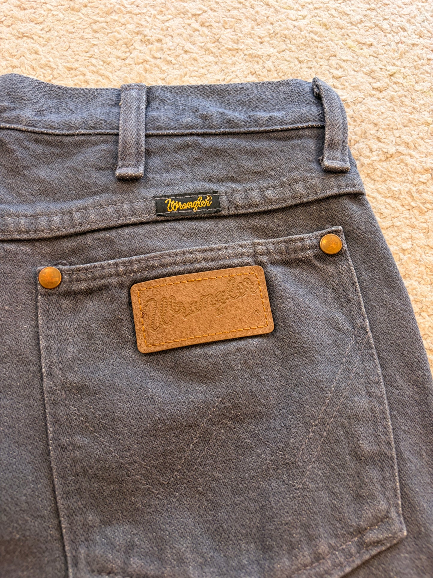 Jean Wrangler Regular Fit Coupe Droite Gris Anthracite – W31 L30