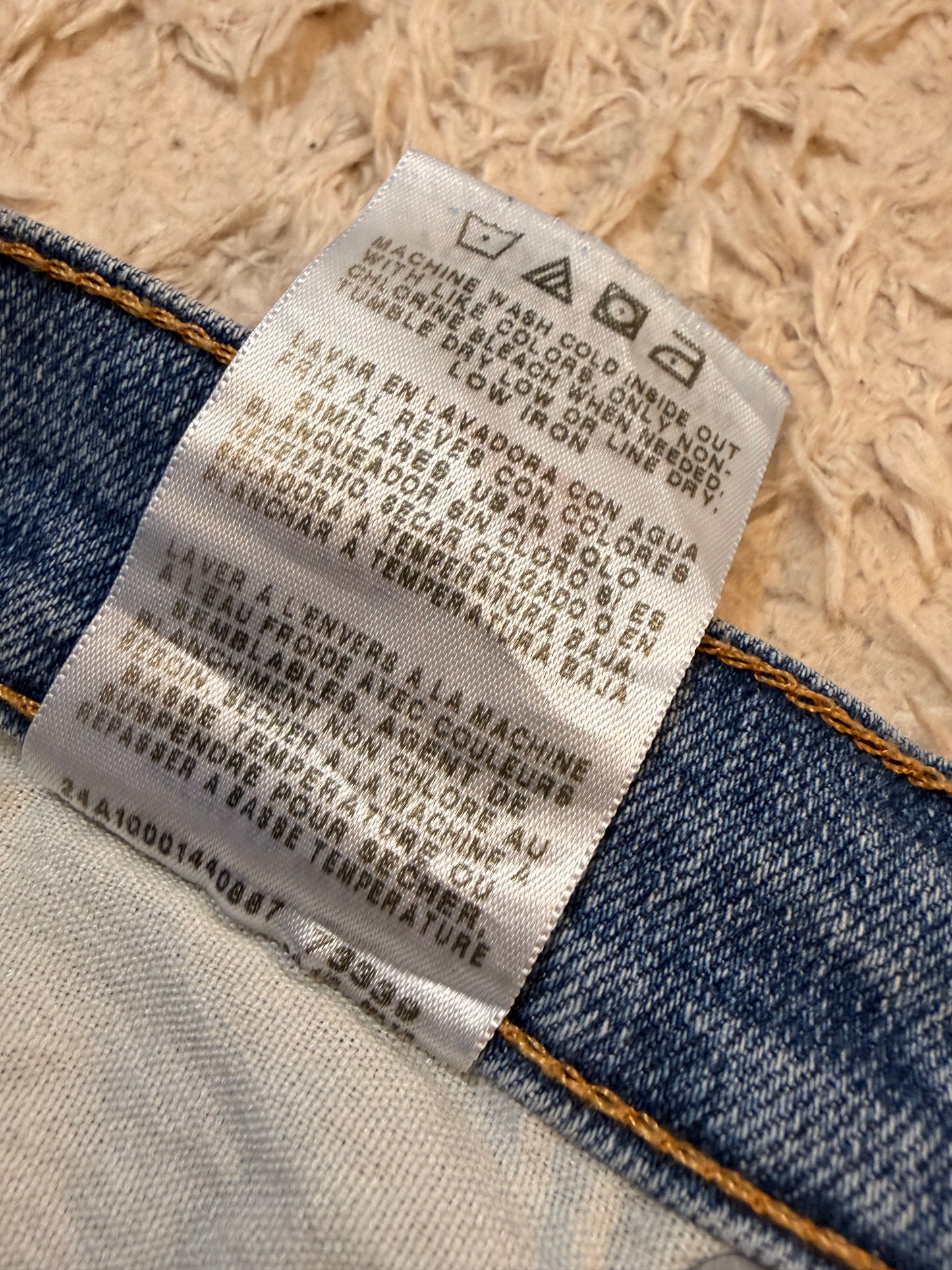 Jean Wrangler Authentics Regular Fit Bleu Moyen Délavé Coton Polyester Élasthanne W36/L29 (FR 44-46) – Homme – Très Bon état