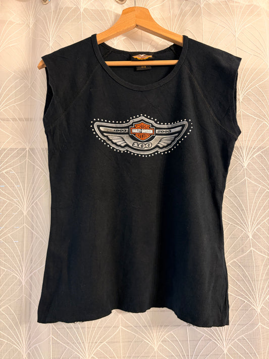 Top Harley-Davidson Édition Collector 100ème Anniversaire Noir Strass – Femme – Taille M