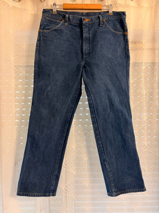 Jean Wrangler 936 Droit Bleu Medium Stonewash 100% Coton – Homme – Taille W36/L29