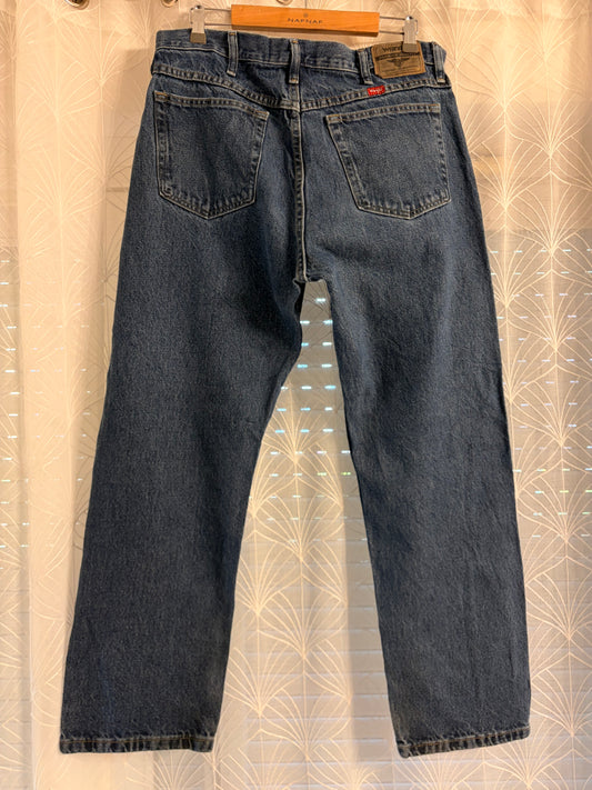 Jean Wrangler Premium Quality Bleu Foncé Straight Fit – Taille W36 L30 | Seconde Main