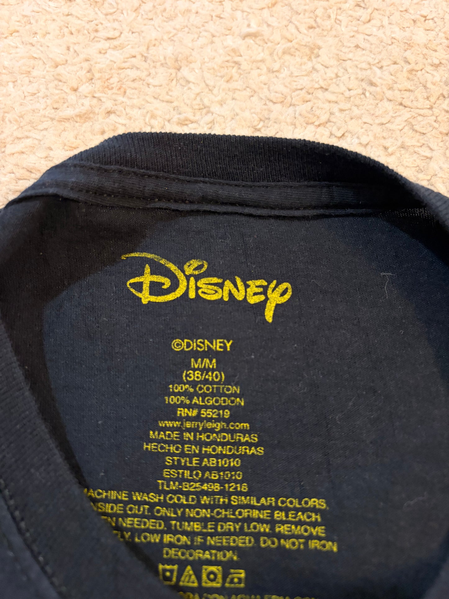T-shirt Disney Parks Mickey 2019 Cyber Spatial Noir – Taille M | Seconde Main