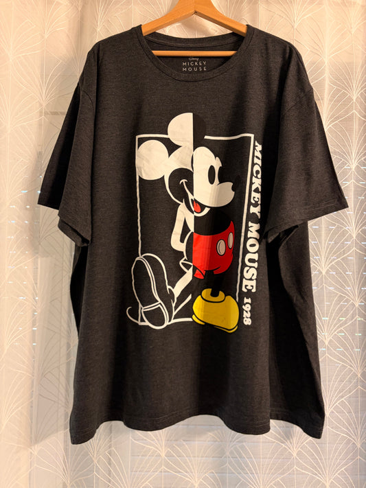 T-shirt Disney Mickey Mouse 1928 Gris Anthracite – Taille 3XL | Seconde Main