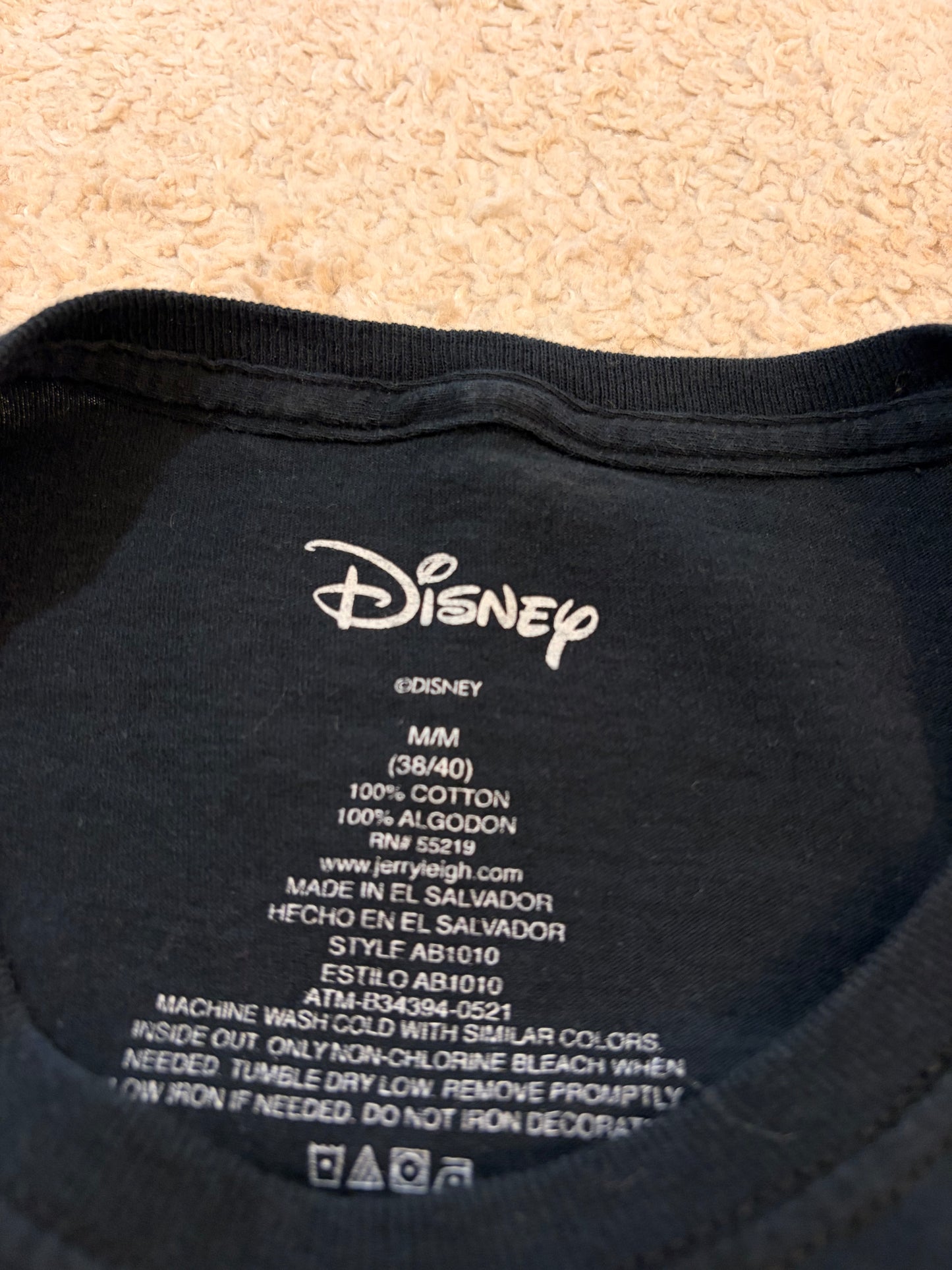 T-shirt Disneyland Resort California Mickey & Friends Noir – Taille M | Seconde Main