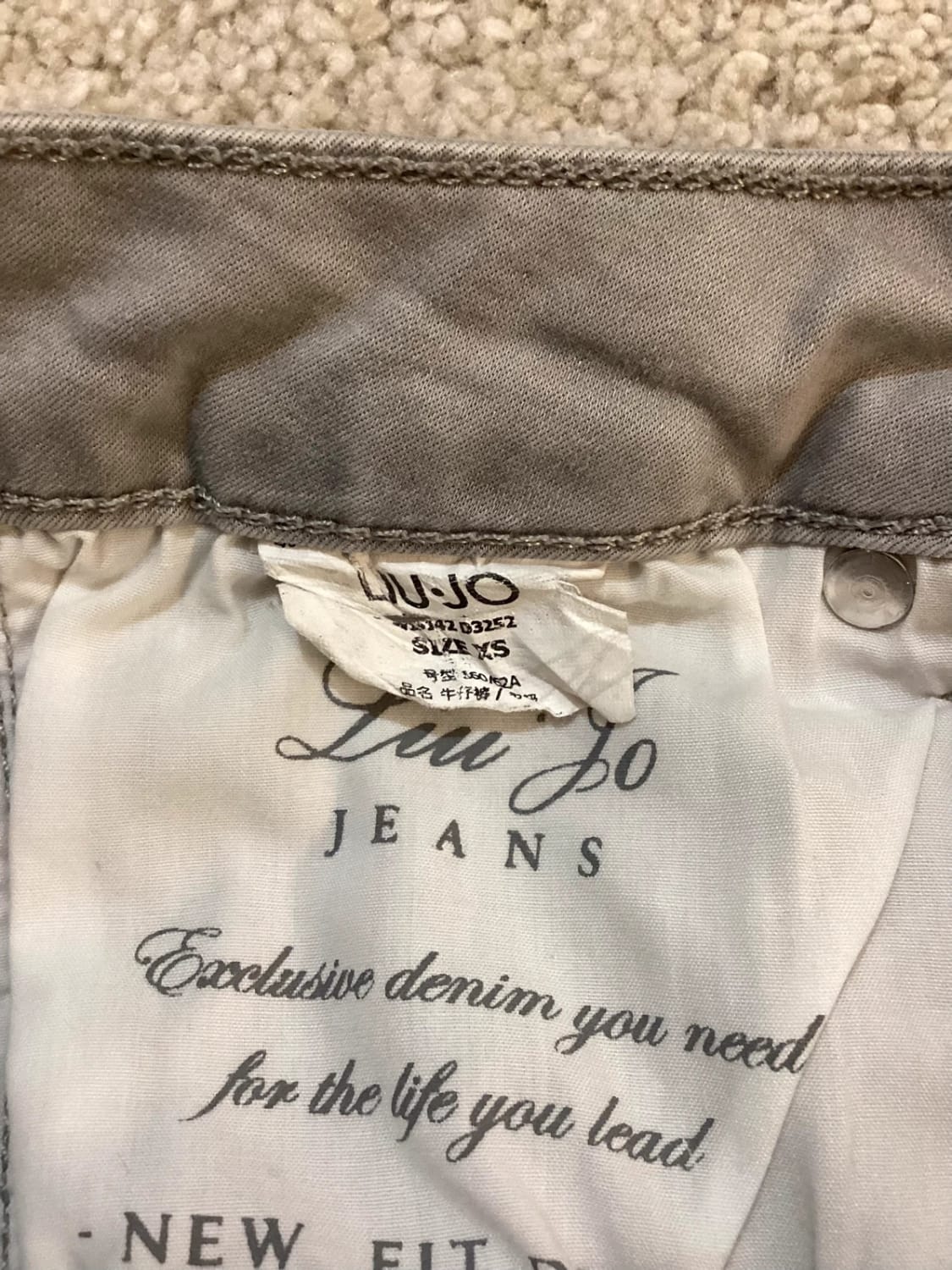 Jeans Liu Jo Gris - Taille XS