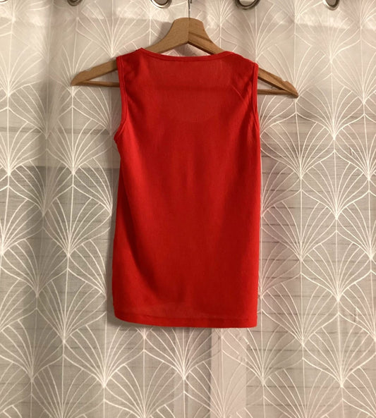 Canotta - XXXS - Buono Stato Donna - Rosso