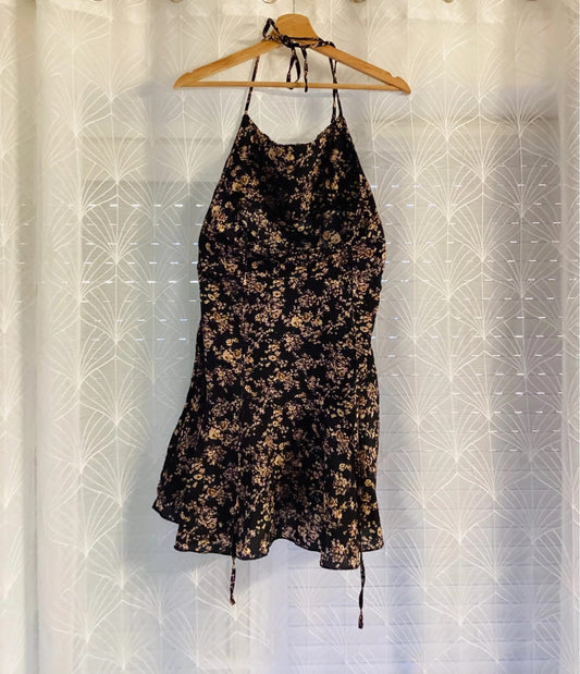 Robe Noir/Marron - XS