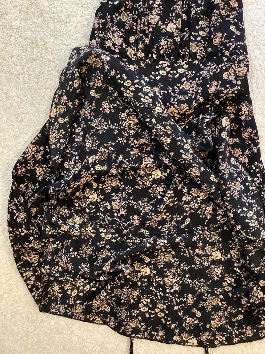 Robe Noir/Marron - XS
