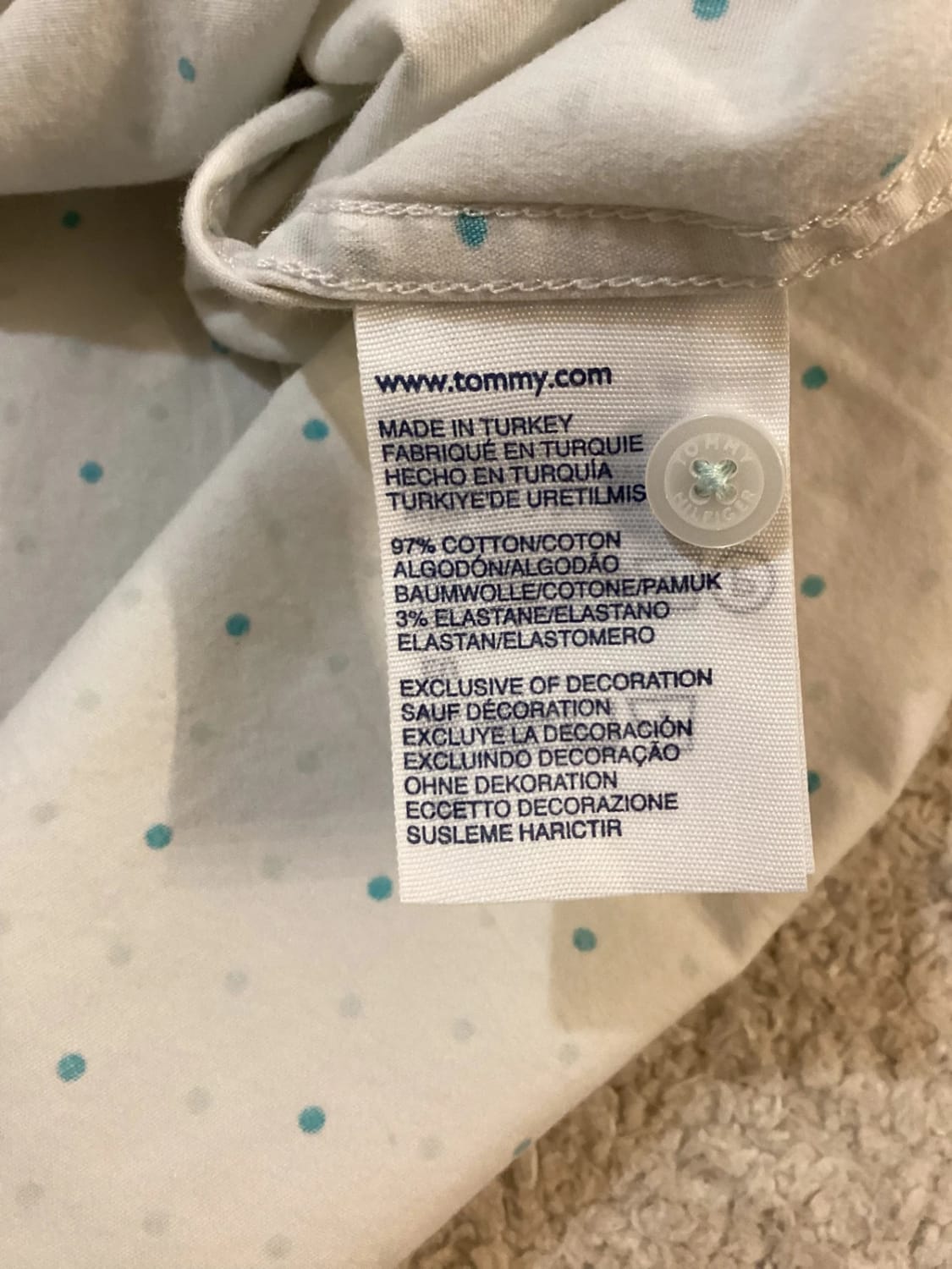 Chemise Tommy Hilfiger - 12 - Très Bon État Femme