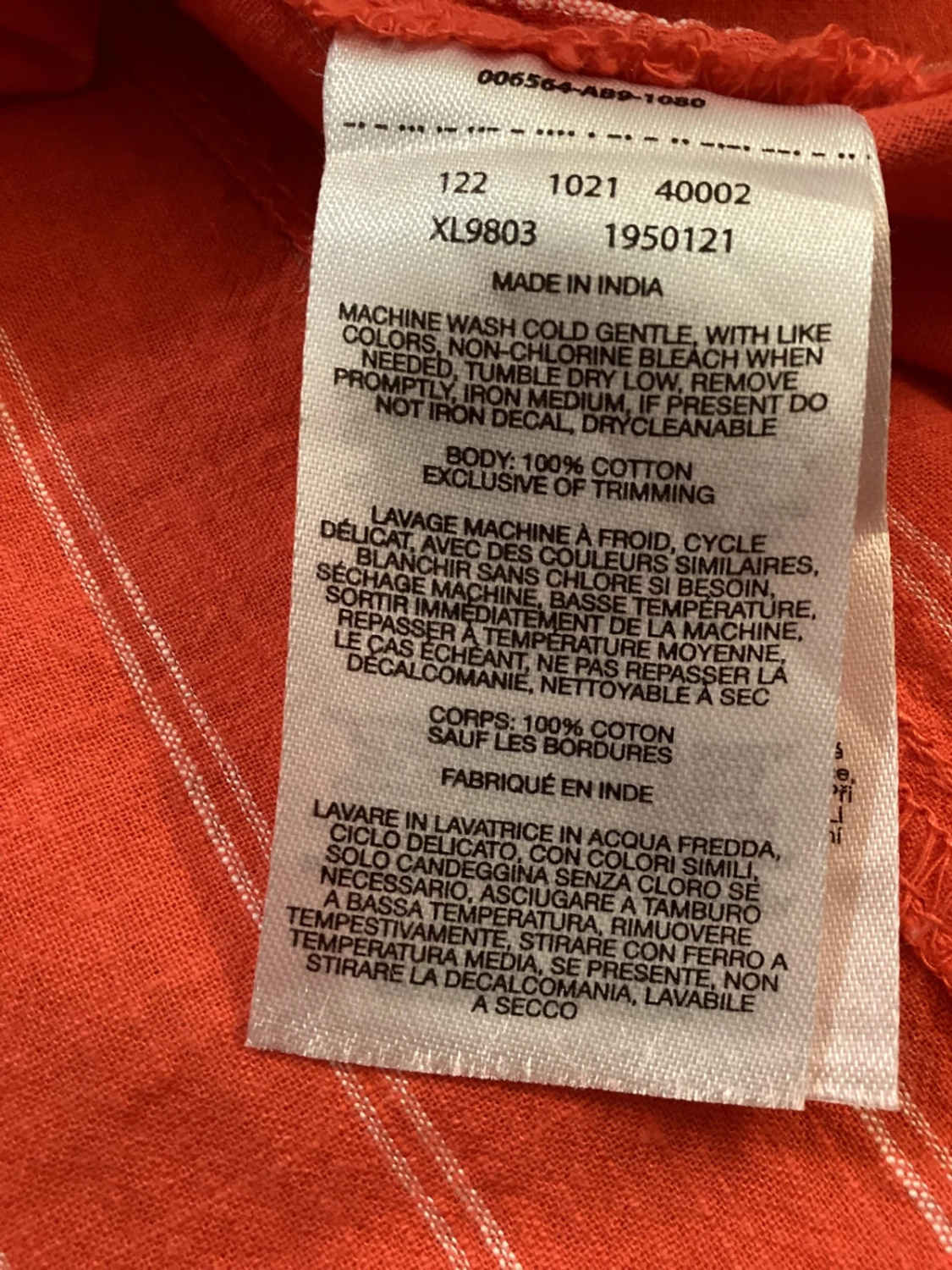 Chemise Sans Manches Columbia Femme à Rayures - Rouge/Blanc