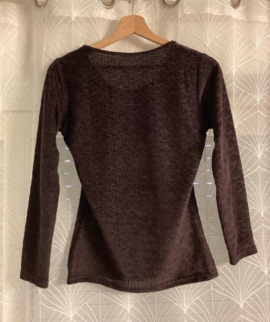 🤎 Blusa Evolution - Marrone - Taglia S - Poliestere