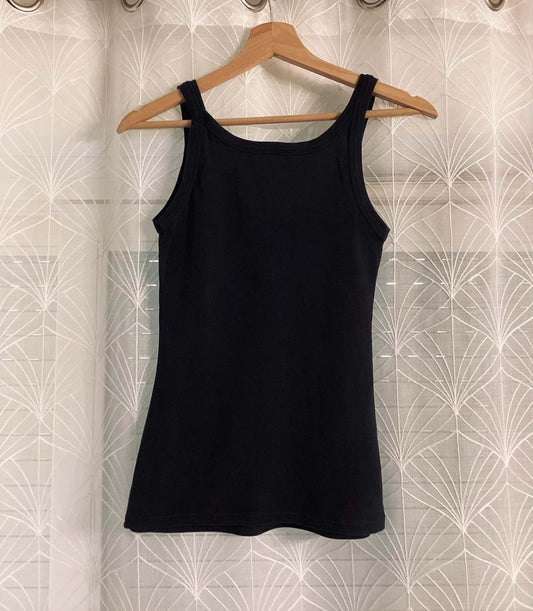 Canotta Stampata Benetton - Nero - Taglia XS - Cotone
