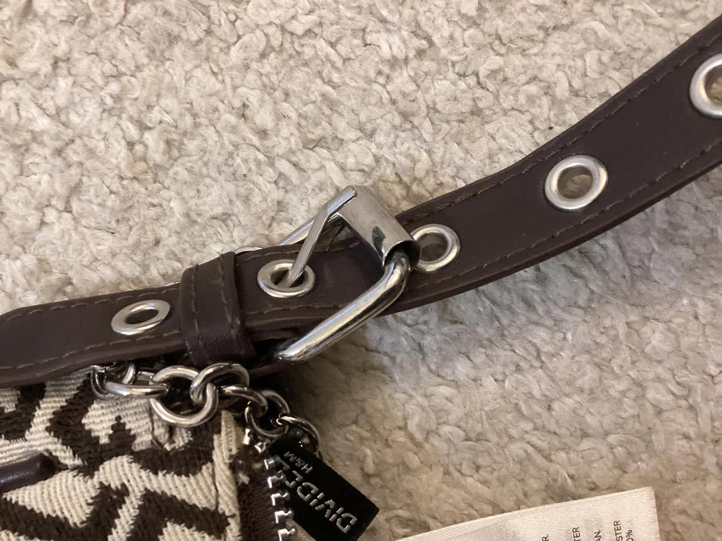👜 Sac à Main H&M Divided - Marron/Beige - Polyester/Coton