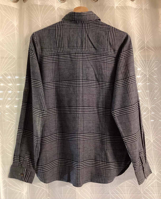 Camisa Columbia a Cuadros - Gris/Marino - Talla S