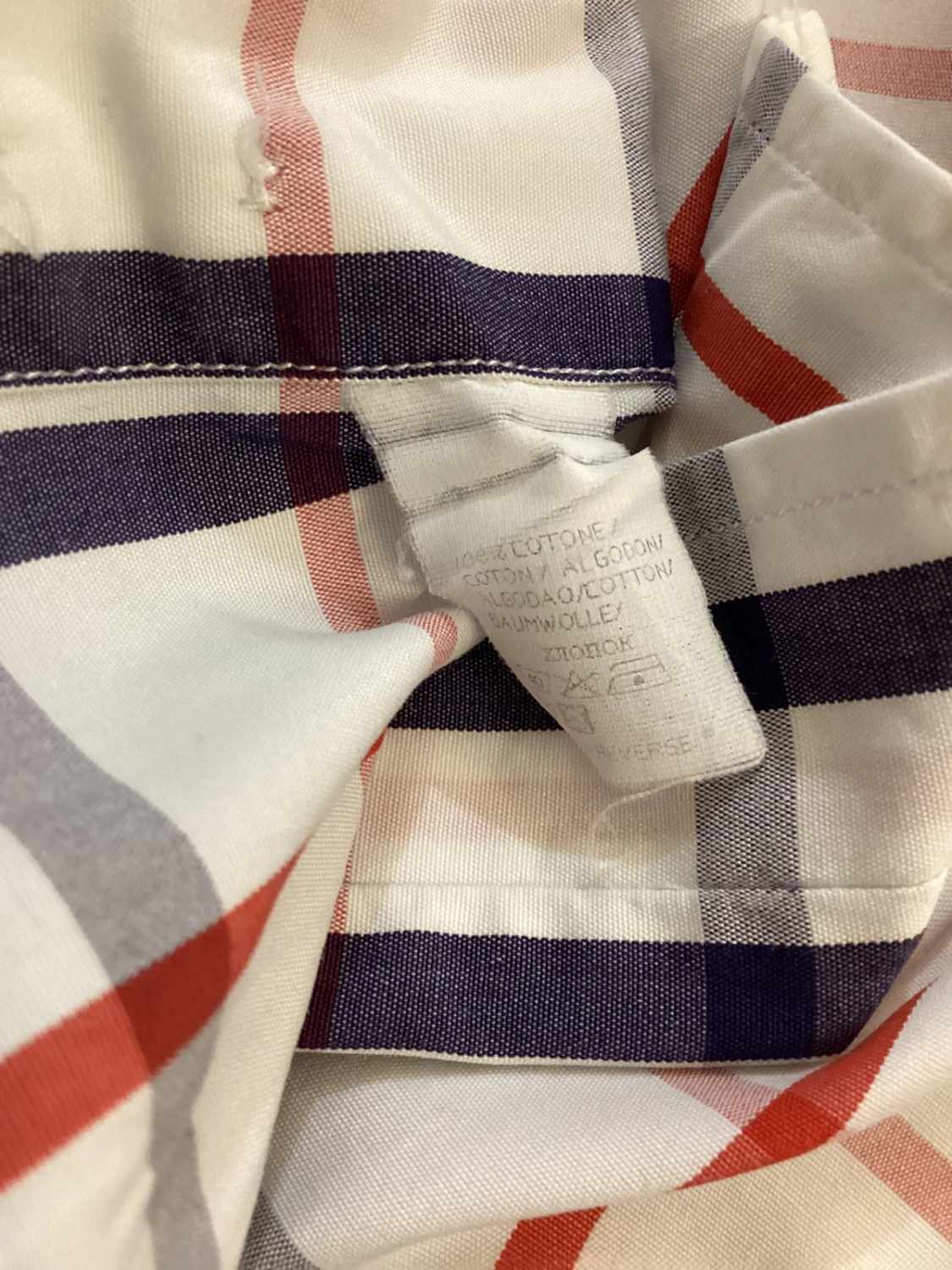 Chemise Paul&Shark Yachting - Carreaux Blanc/Marine/Rouge - Taille L