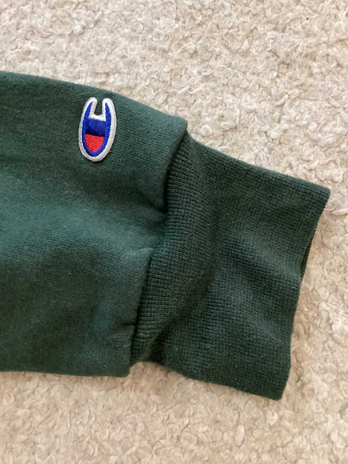 🍃 Pull à Capuche Champion - Vert Foncé - Taille M