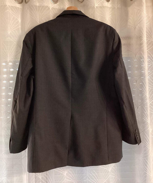 🔵🐘 Blazer Chaps by Ralph Lauren à Rayures - Gris & Bleu - Taille 42R (M)