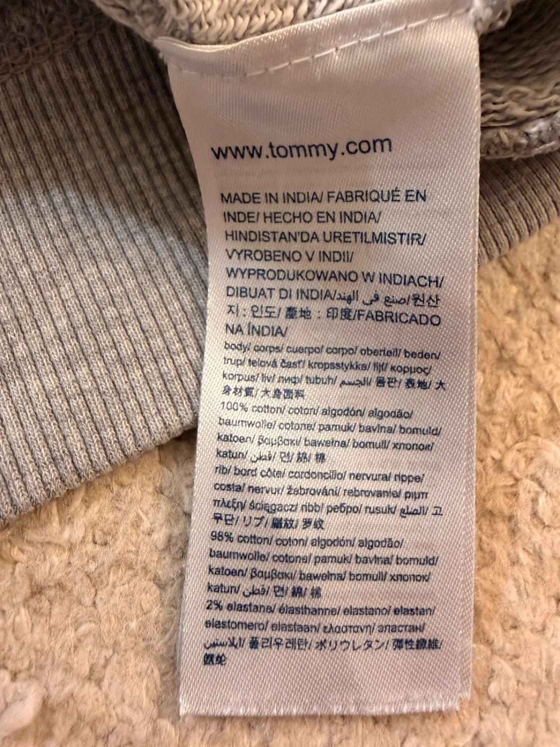 Pull Hilfiger Denim Homme - Gris - Taille XL
