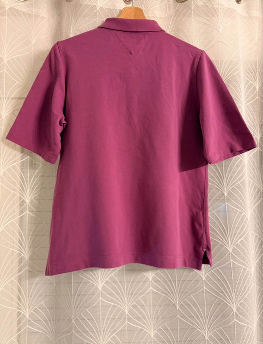 💜 Polo Tommy Hilfiger Femme - Bordeaux - Taille L