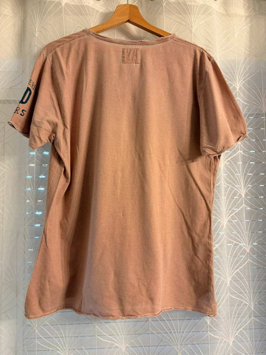 🌺 T-shirt MCS - Imprimé Corail - Taille L