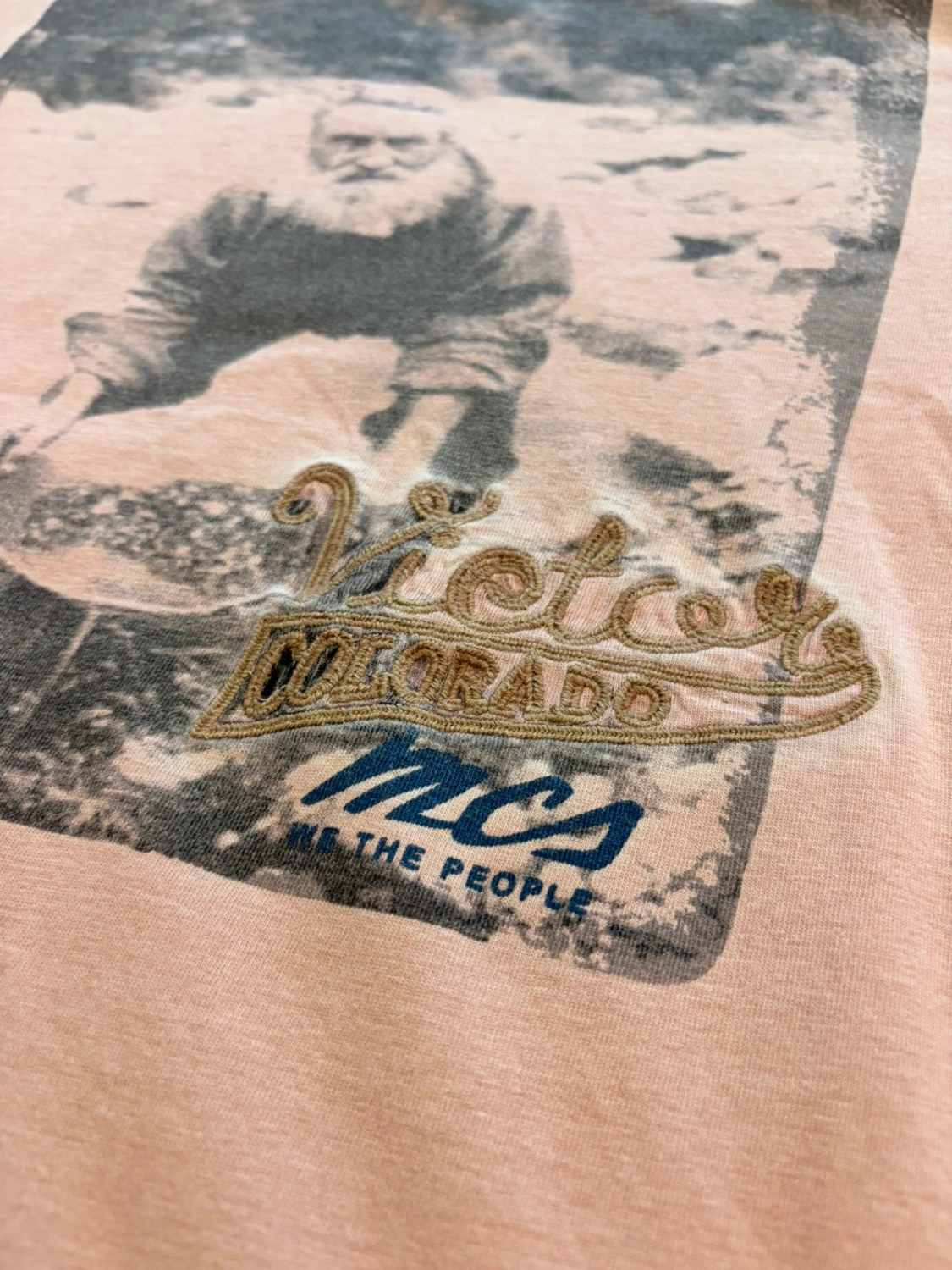 🌺 T-shirt MCS - Imprimé Corail - Taille L