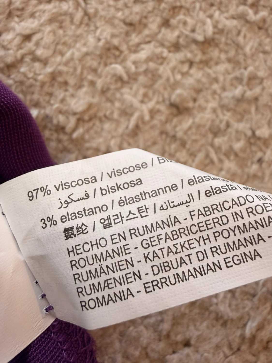 Robe Zara Violette à Bretelles - Taille S