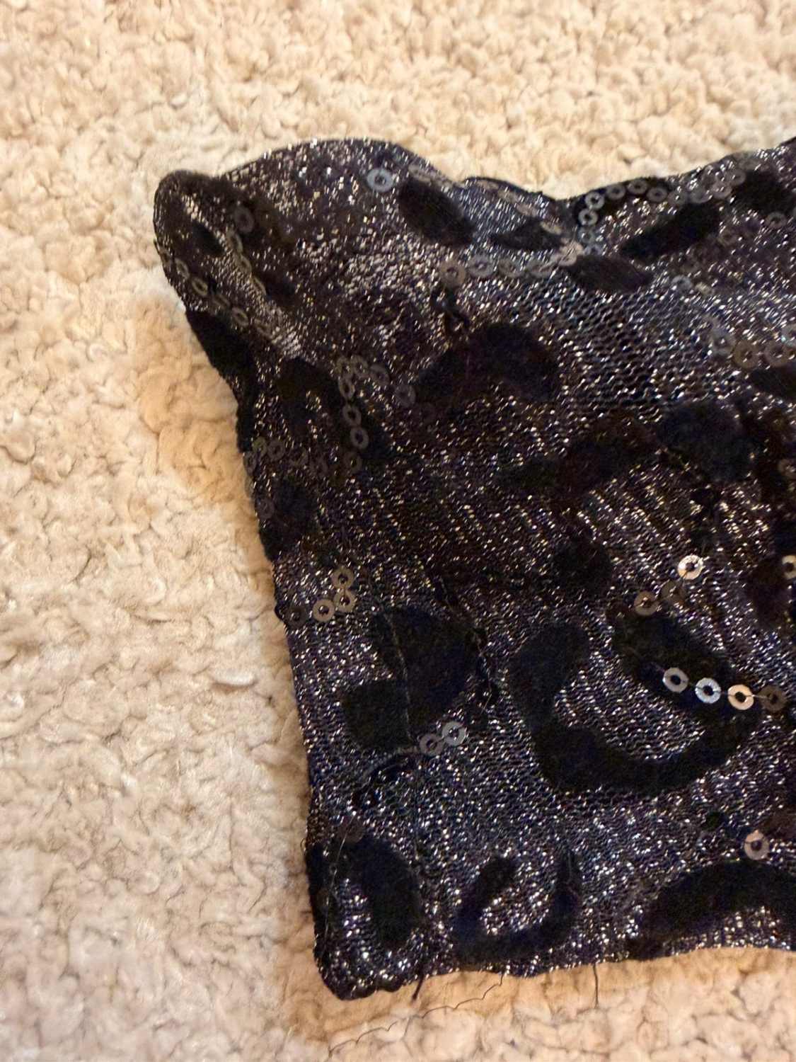 Blouse Zara Grise Transparente à Motif - Mystérieuse & Féminine