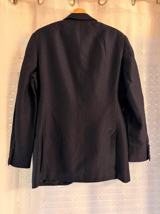 Ermenegildo Zegna Sartoria Navy Blazer - Italian Mastery