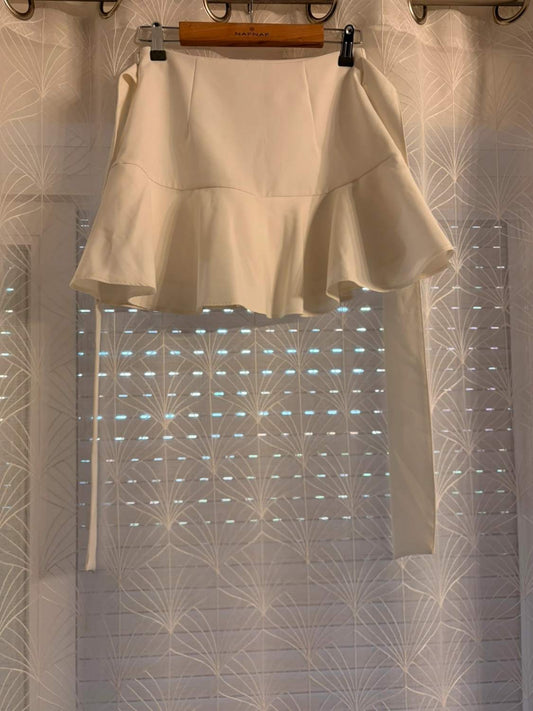 🤍 Falda-pantalón Zara - blanco - Talla M