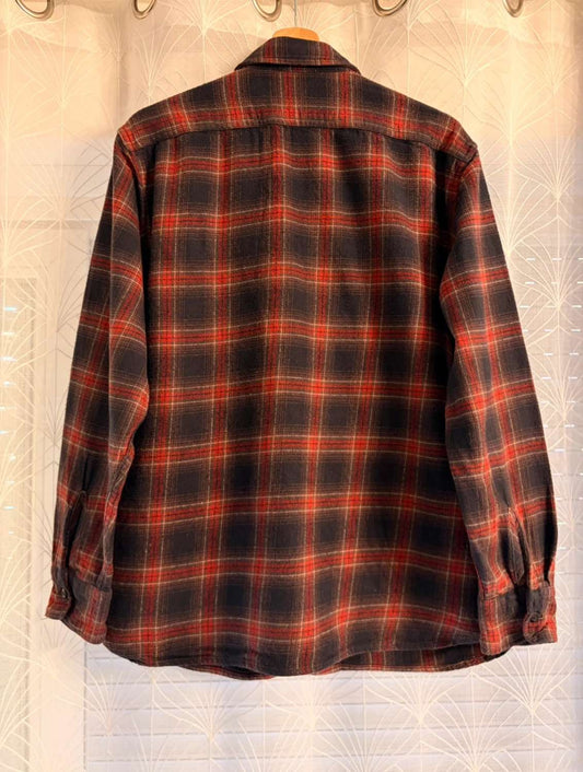 Camisa Levi's Mujer Relaxed Fit - Cuadros Negro/Marrón/Rojo/Blanco - Talla M