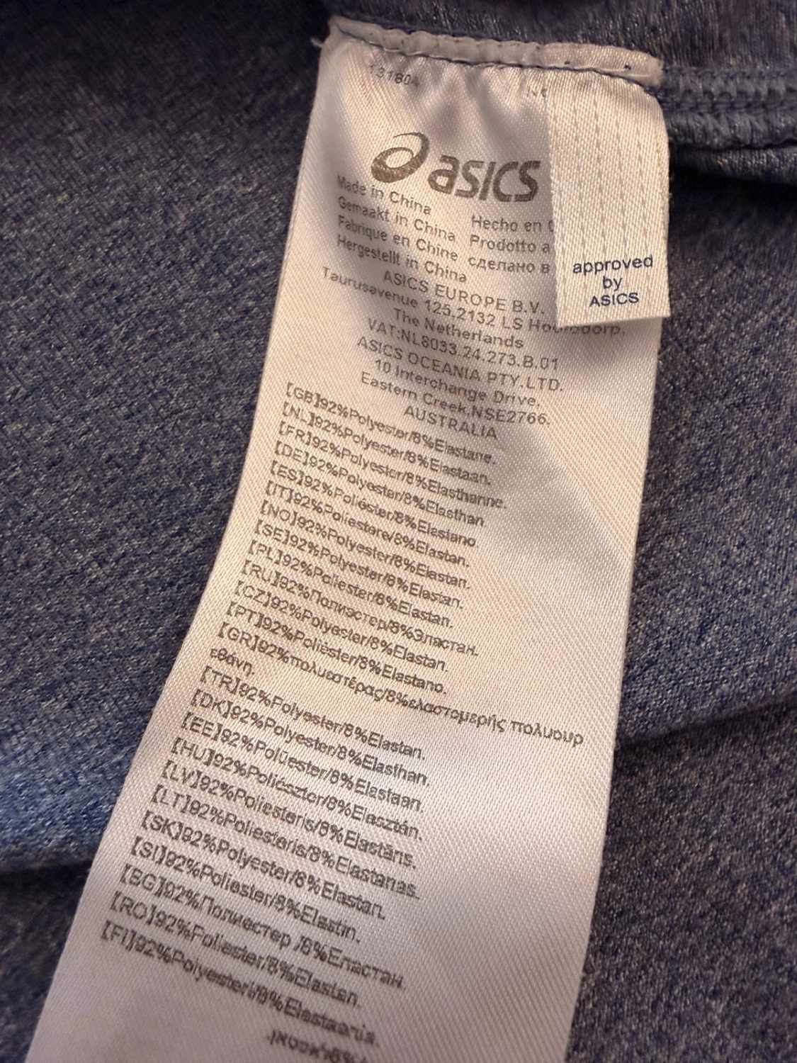 🔵💨 T-shirt Asics Manches Longues Motiondry Bleu - Haute Technologie