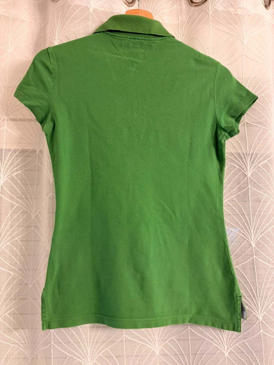 💚 Polo Tommy Hilfiger Femme Slim Fit - Vert - Taille S