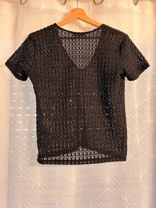 🖤👚 Blouse Zara Col V Transparente - Sophistiquée & Aérée