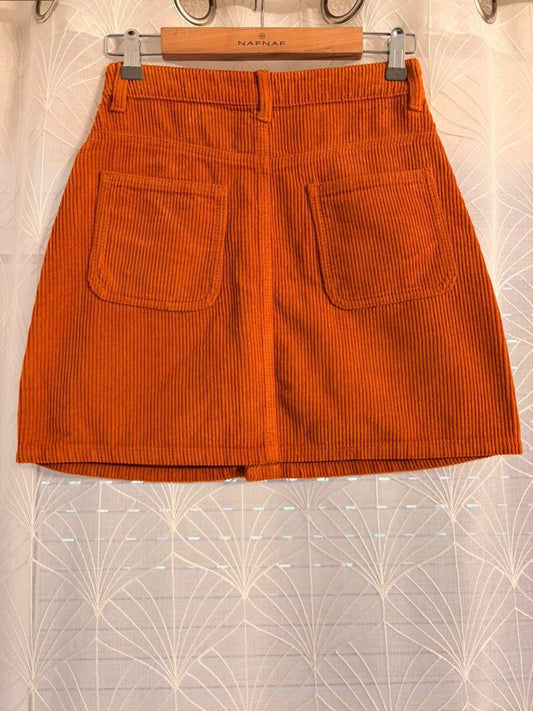 🧡 Jupe Zara Trafaluc - Orange - Taille XS