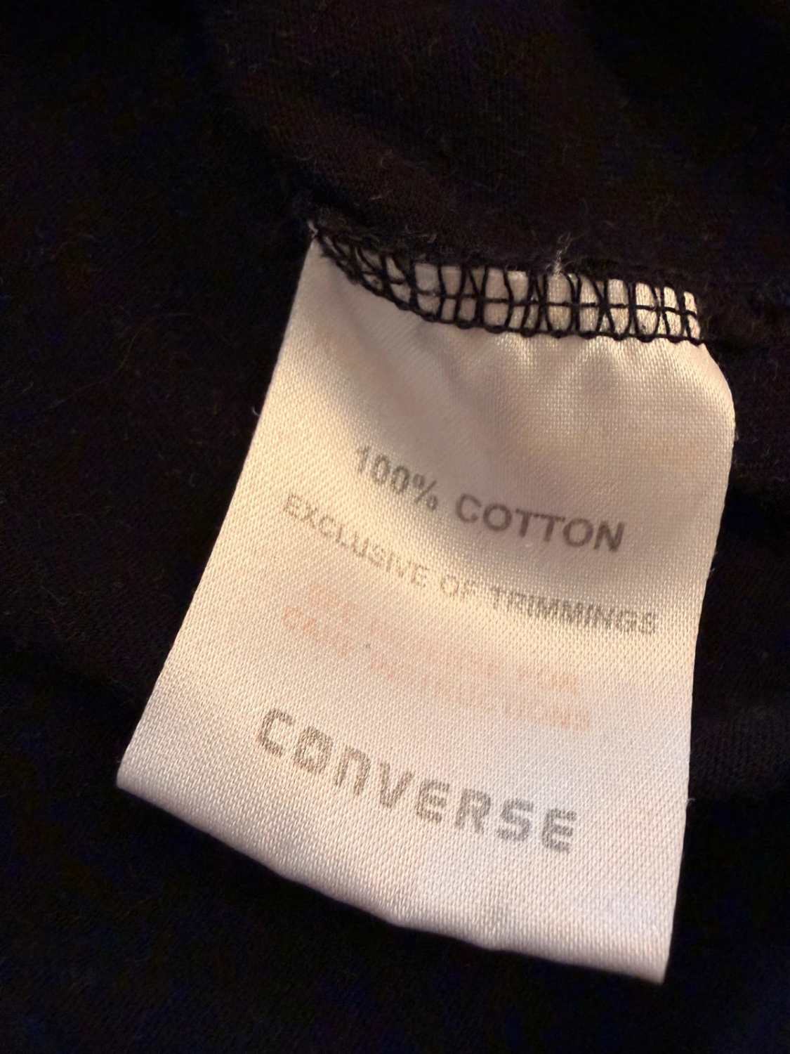 ⭐🖤 T-shirt Converse Imprimé Noir - Iconique & Streetwear