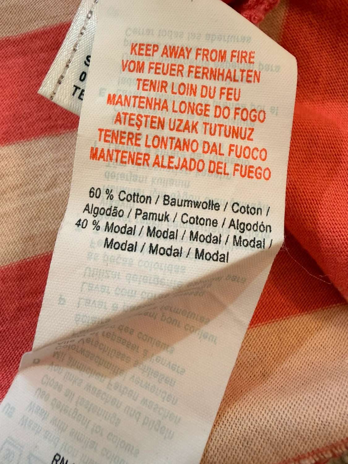 🐚🌸 Polo Puma à Rayures Beige/Corail - Douceur & Élégance