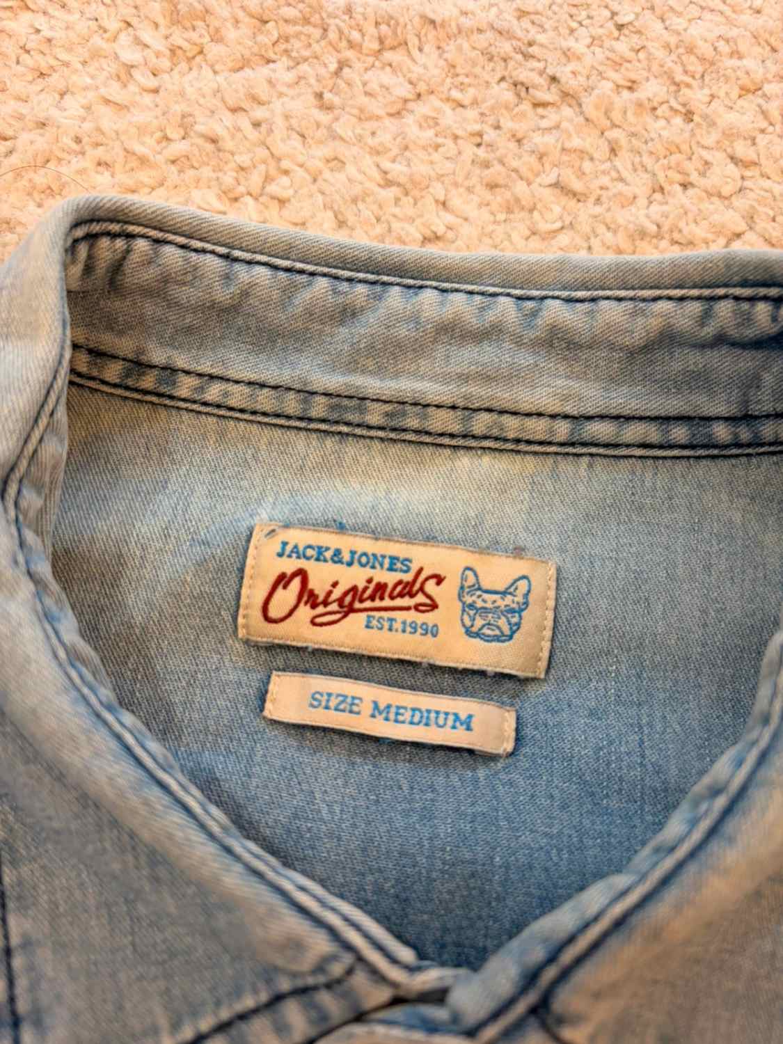 Chemise Jack & Jones Originals en Jean Bleu Clair