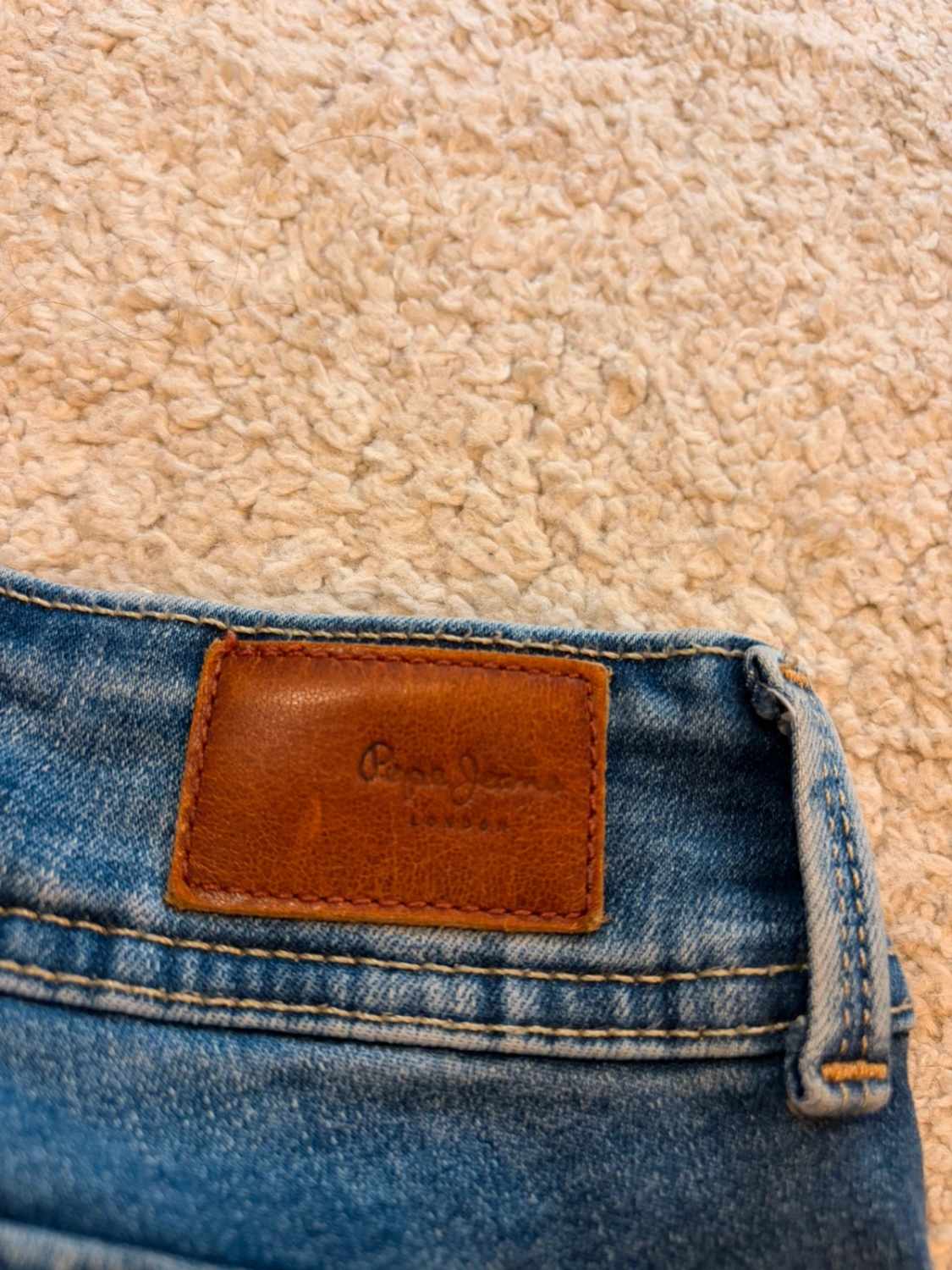 Jeans Pepe Jeans "Newbrooke" Slim Mid Waist Bleu - Taille W28