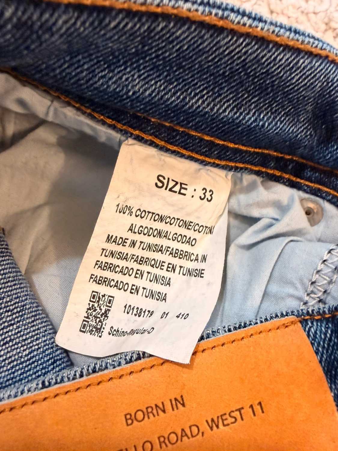 Jeans Pepe Jeans "Khakis & Twills" Troués Bleu - Taille W33