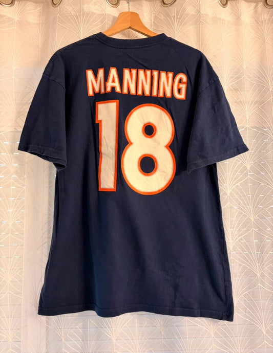 🏈 T-shirt NFL '18 Manning' Marine - Collector Quarterback