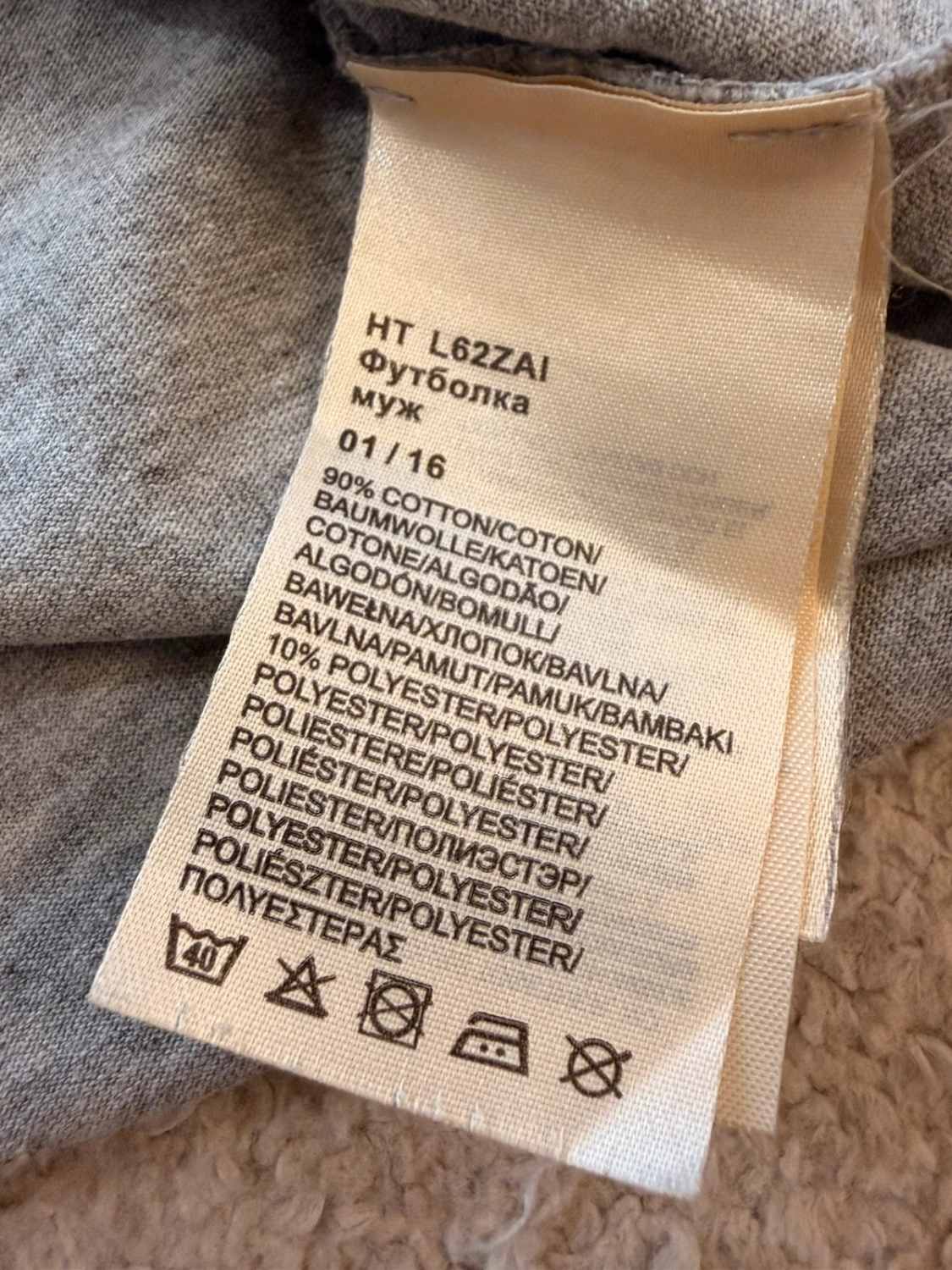 🔳 T-shirt Lee Regular Fit Imprimé Gris - Confort & Casual