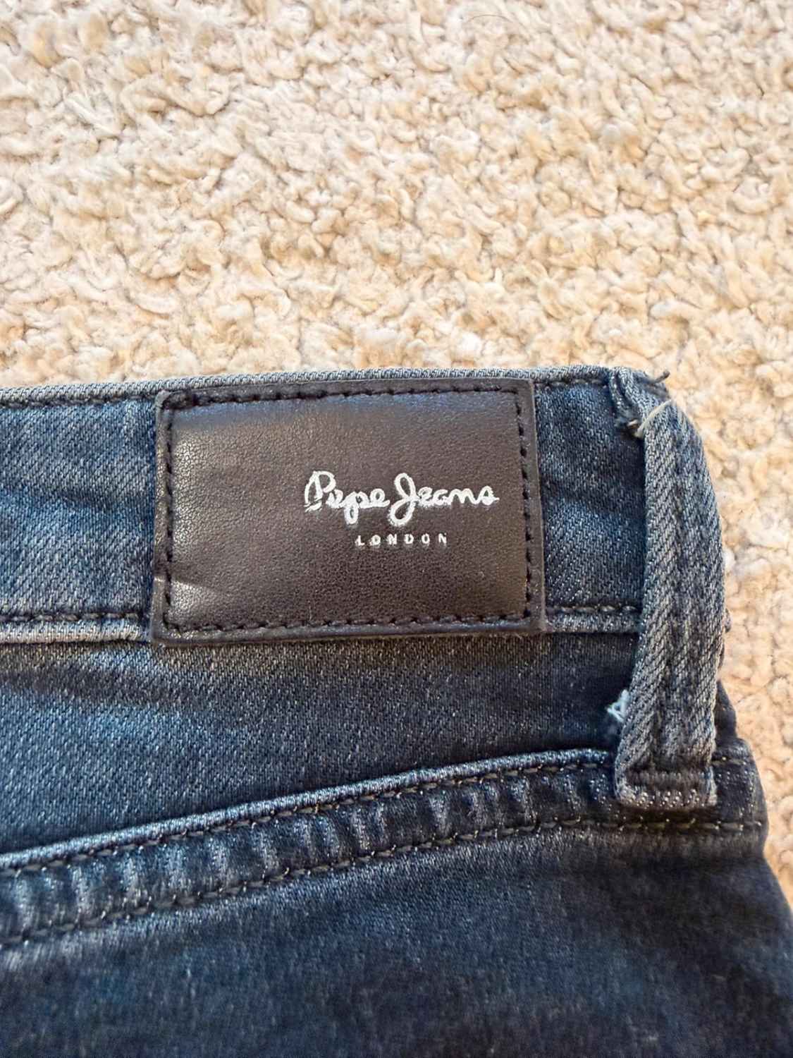 Jeans Pepe Jeans Slim Leg High Waist Gris - Taille W28