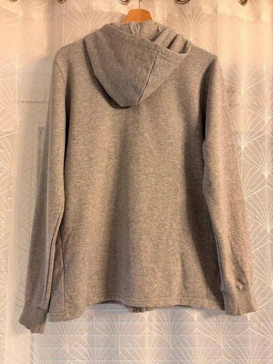 🧥 Veste Adidas à Capuche Zip Grise - Confortable & Pratique
