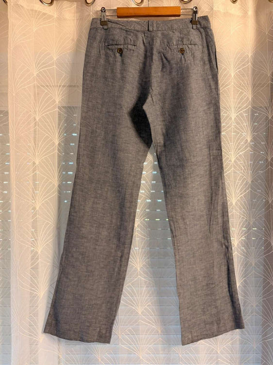 Pantalon Banana Republic Martin Fit Lin Bleu Clair - W30