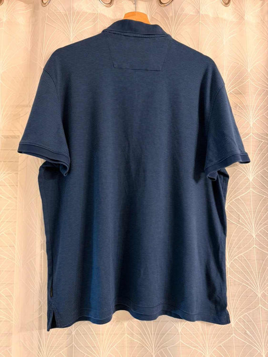 💧🔵 Polo Calvin Klein Liquid Touch a Rayas Marino/Azul - Suavidad y Elegancia