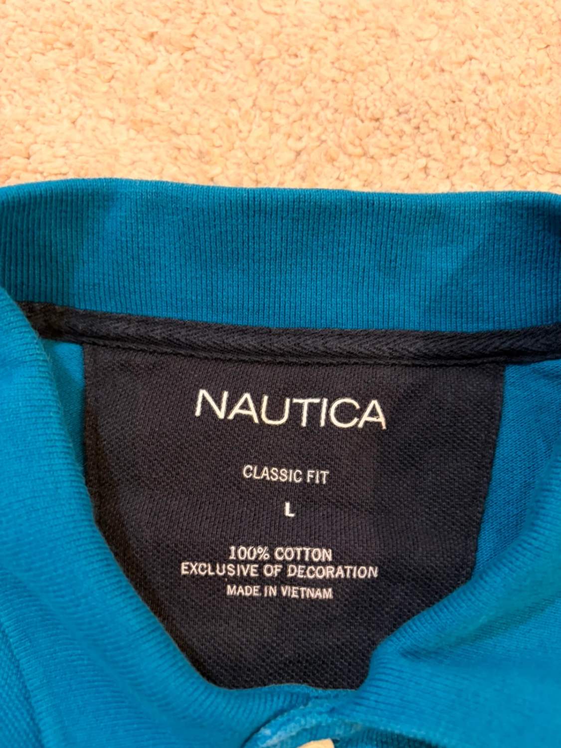 💎 Polo Nautica Classic Fit Bleu - Fraîcheur & Élégance Maritime